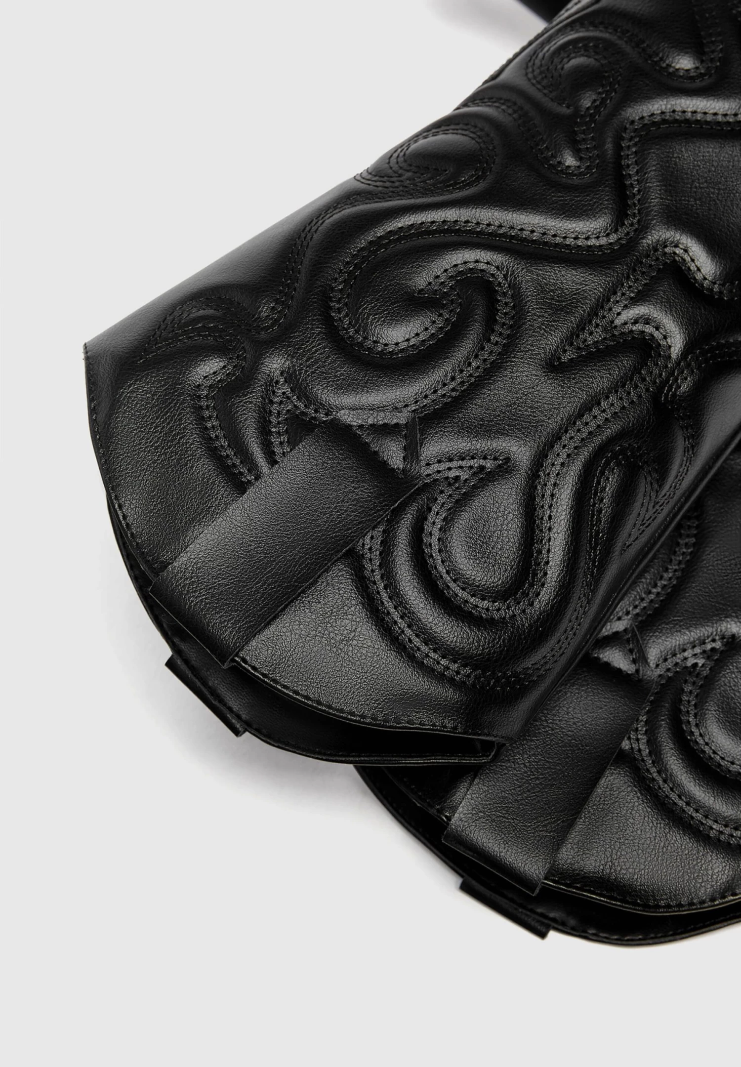 PULL & BEAR With Topstitching - Cowboy-/Bikerlaarsjes - Black 4 PULL & BEAR With Topstitching - Cowboy-/Bikerlaarsjes - Black - Afbeelding 4