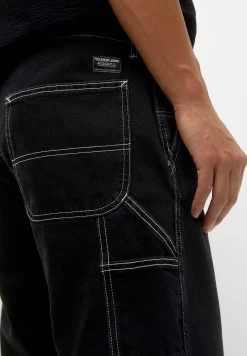 PULL & BEAR Carpenter - Straight Leg Jeans - Black 9 PULL & BEAR Carpenter - Straight Leg Jeans - Black -PULL BEAR Winkel 77d82ba5156344c18747944e404c6a17