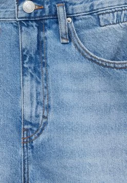 PULL & BEAR High Waist Paperbag- Jeansshort - Stone Blue Denim -PULL BEAR Winkel 7880acd99b7443c39dd5038af462b39f