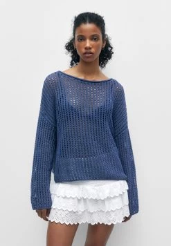 PULL & BEAR Open - Trui - Blue