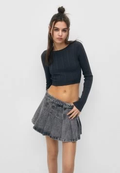 PULL & BEAR With Bow - Trui - Grey