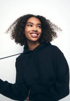 PULL & BEAR Cropped - Hoodie - Mottled Black 9 PULL & BEAR Cropped - Hoodie - Mottled Black -PULL BEAR Winkel 793147459a634b2aa5afffe7534b55c2