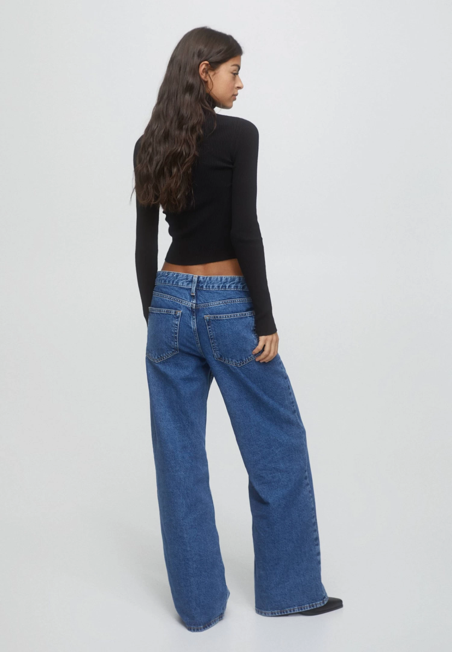 PULL & BEAR Turtleneck - Trui - Black 3 PULL & BEAR Turtleneck - Trui - Black - Afbeelding 3