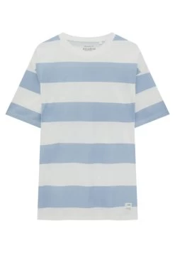 PULL & BEAR Striped Short Sleeve - T-Shirt Print - Blue -PULL BEAR Winkel 79cc7aca281148b8b062bfdf584dd522