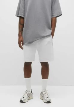 PULL & BEAR Bermuda Jogging - Shorts - White