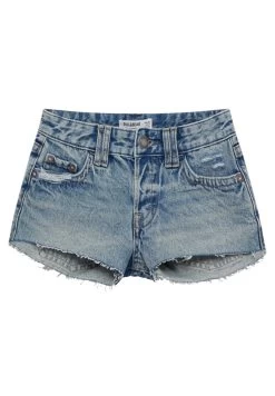PULL & BEAR Low Waist - Jeansshort - Blue Denim -PULL BEAR Winkel 7b44c072310f46a9b0ced120c0bf68e0