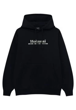 PULL & BEAR Hokusai- Hoodie - Black -PULL BEAR Winkel 7cc812270cf944818832b6b146e9772c