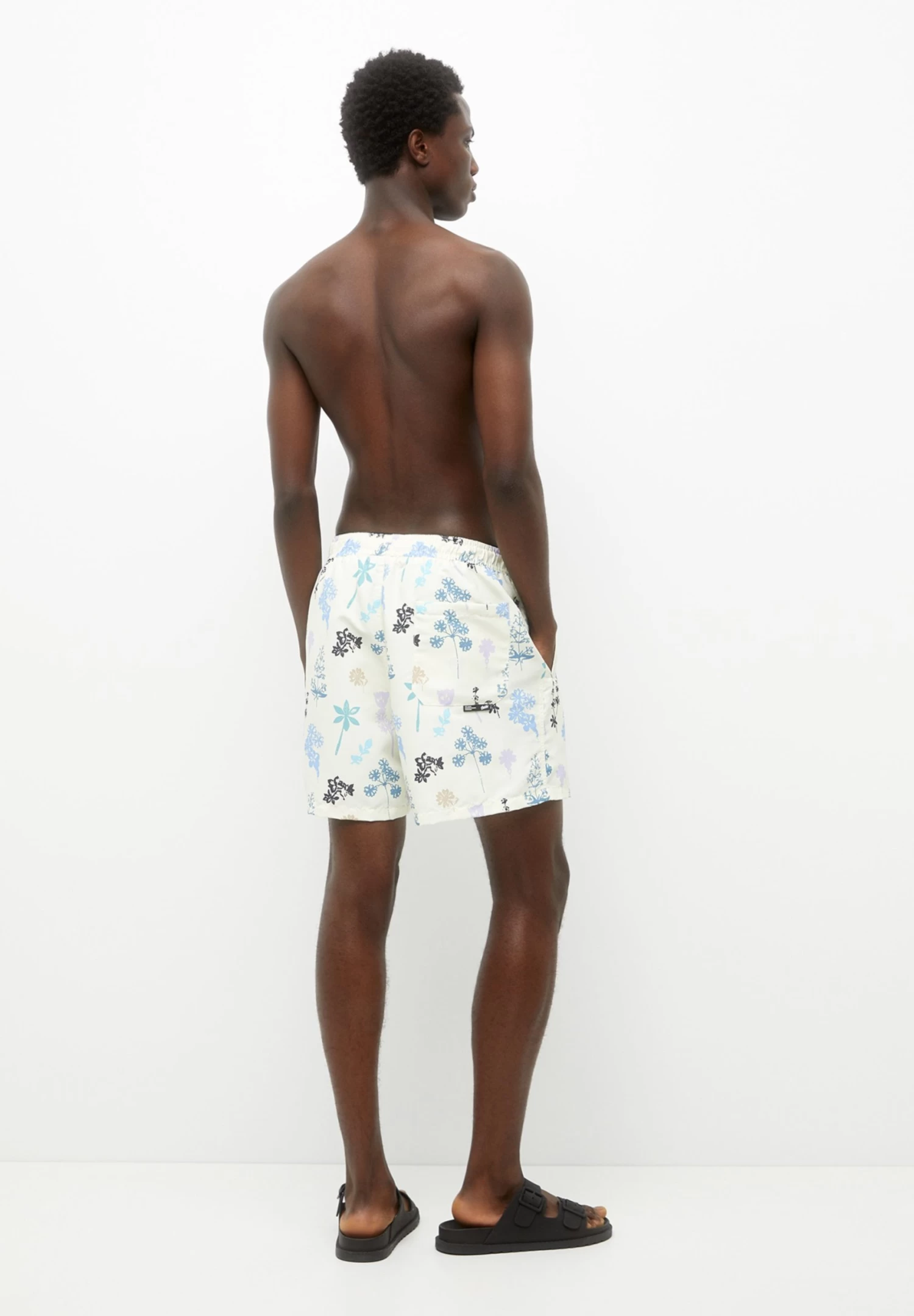 PULL & BEAR Floral Print - Zwemshorts - Beige 3 PULL & BEAR Floral Print - Zwemshorts - Beige - Afbeelding 3