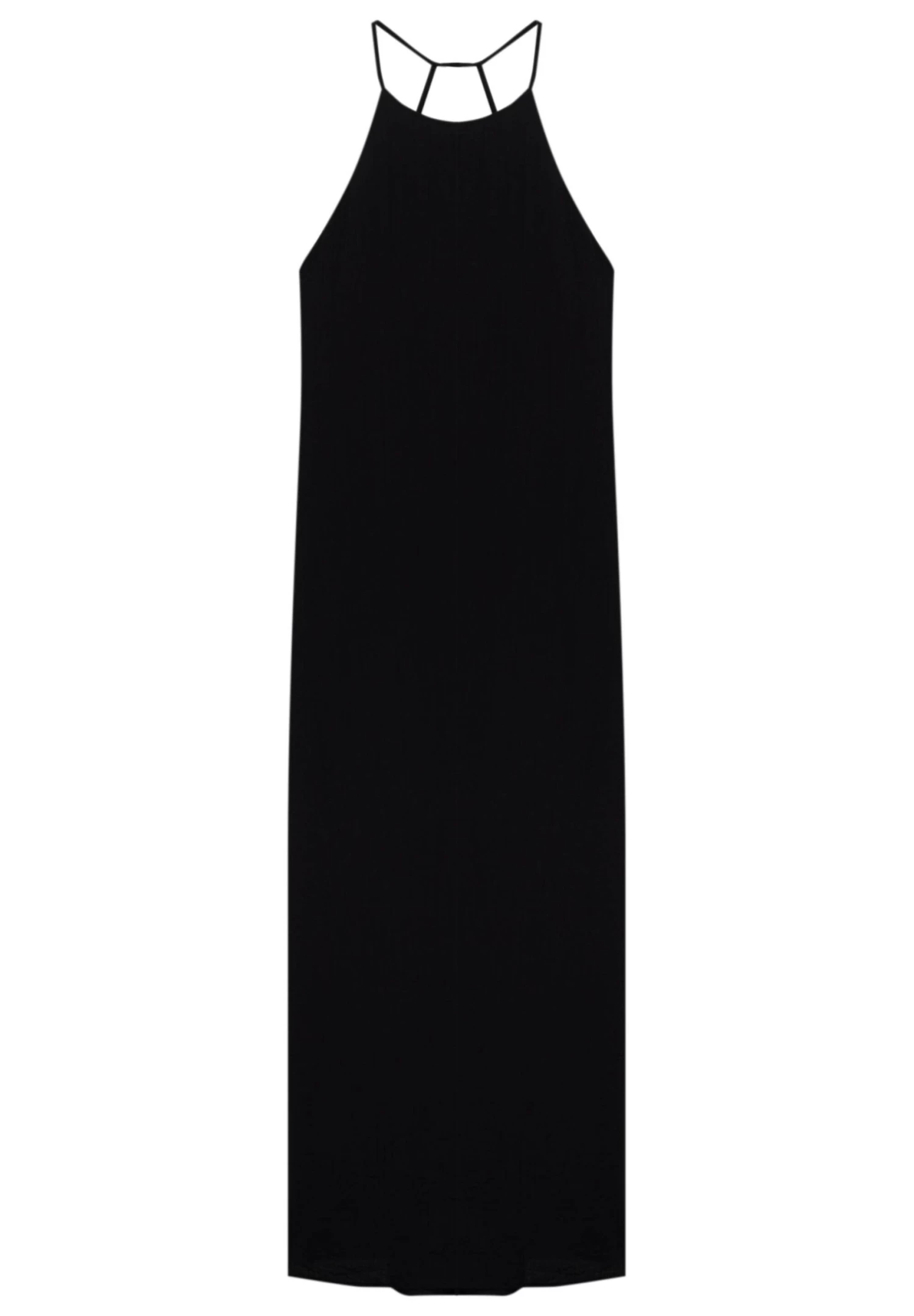 PULL & BEAR Strappy Halter - Maxi-Jurk - Black 7 PULL & BEAR Strappy Halter - Maxi-Jurk - Black - Afbeelding 7