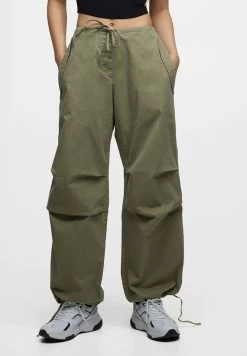 PULL & BEAR Parachute - Broek - Khaki