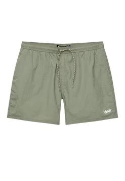 PULL & BEAR Basic With Elastic Waistband - Zwemshorts - Dark Green -PULL BEAR Winkel 7e795d97b18840f6bca739b7c61d4513