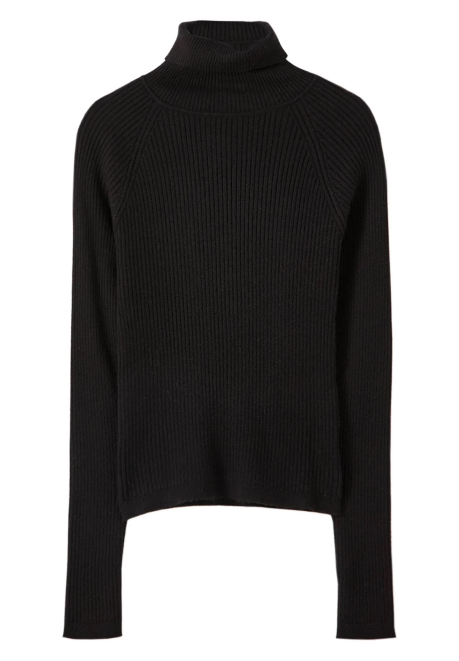 PULL & BEAR Basic Ribbed High Neck Sweater - Trui - Black 5 PULL & BEAR Basic Ribbed High Neck Sweater - Trui - Black - Afbeelding 5