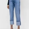 PULL & BEAR Straight Leg Jeans - Blue Denim