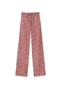PULL & BEAR Loose-Fitting With Print - Broek - Red -PULL BEAR Winkel 8133c7bba04646fdadc74ededa444b76