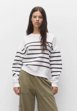 PULL & BEAR Basic Striped - Sweater - Black