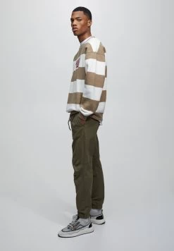 PULL & BEAR Basic Joggers - Trainingsbroek - Dark Green -PULL BEAR Winkel 832fe3f29c3c44bb809911711d145cdc