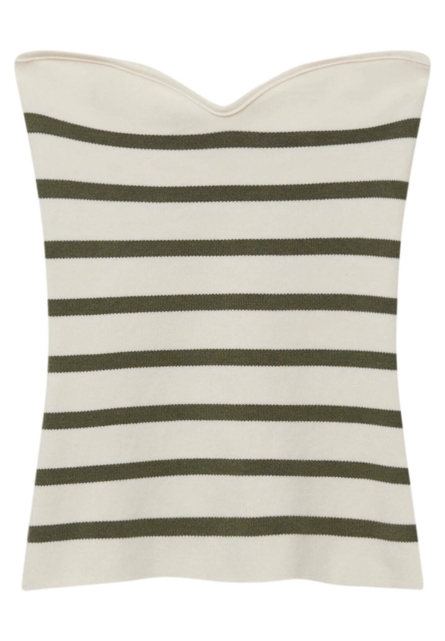 PULL & BEAR Bandeau- Top - Khaki 5 PULL & BEAR Bandeau- Top - Khaki - Afbeelding 5