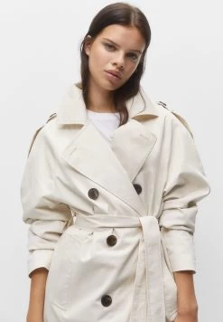 PULL & BEAR Basic- Trenchcoat - Mottled Beige -PULL BEAR Winkel 83b281f9287c4ab2b661d53b4ceecd5d