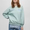 PULL & BEAR Printed - Sweater - Light Green