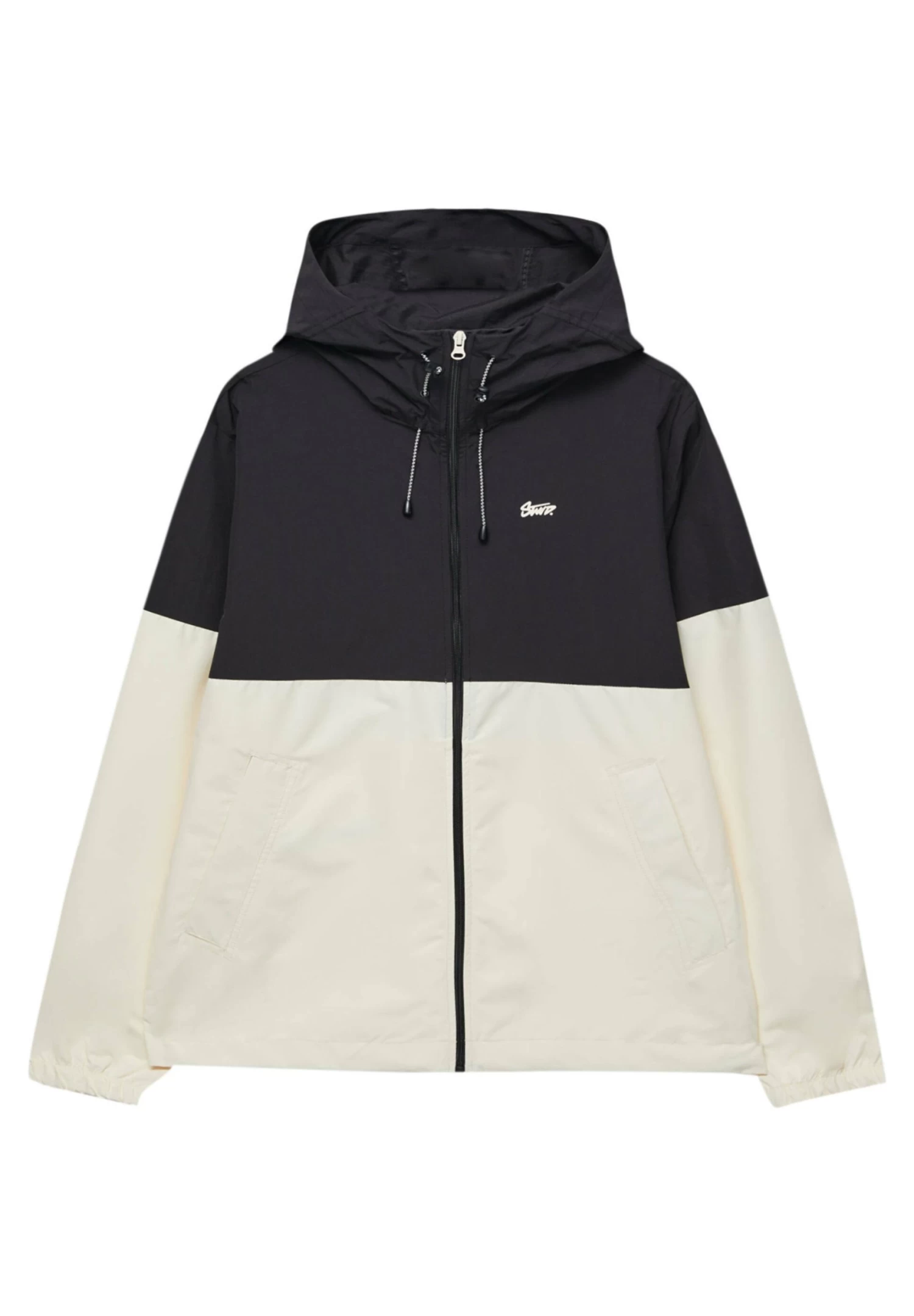 PULL & BEAR Block - Regenjas - White 6 PULL & BEAR Block - Regenjas - White - Afbeelding 6