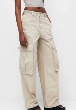 PULL & BEAR Cargobroek - Stone