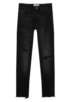 PULL & BEAR Ripped - Slim Fit Jeans - Black 11 PULL & BEAR Ripped - Slim Fit Jeans - Black -PULL BEAR Winkel 860a9105021b460ab3753f3372a114c8