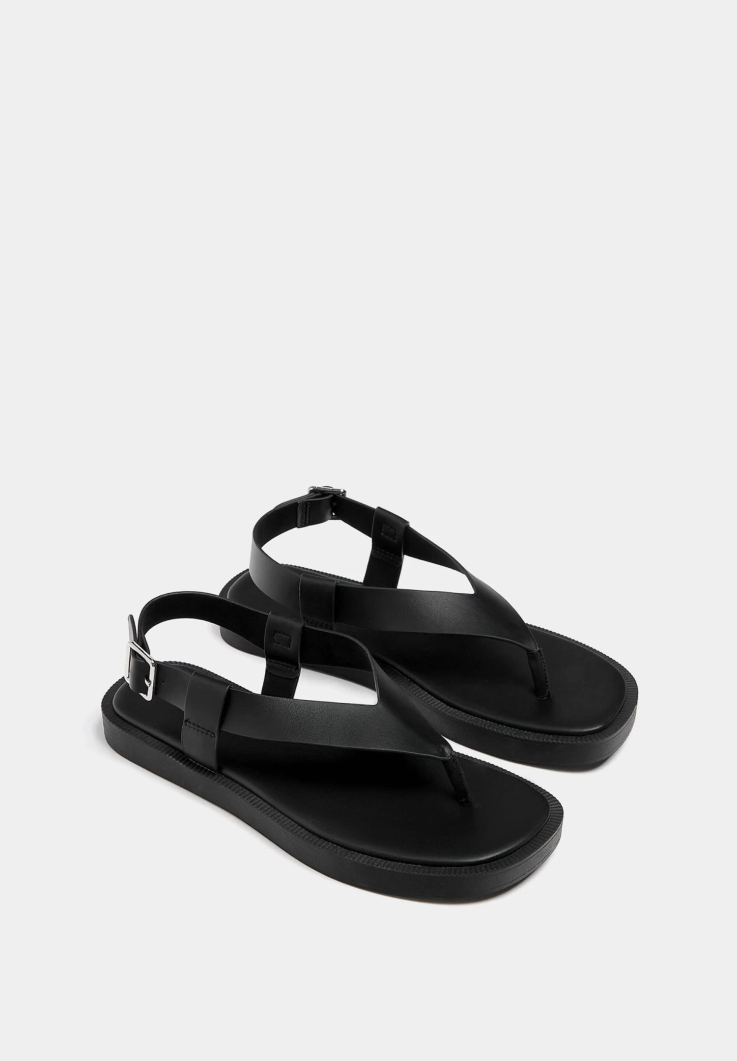 PULL & BEAR Urban - Teensandalen - Black 3 PULL & BEAR Urban - Teensandalen - Black - Afbeelding 3