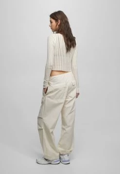 PULL & BEAR Open - Trui - Mottled Beige -PULL BEAR Winkel 865636635e49468c89712cc6c3b51df0