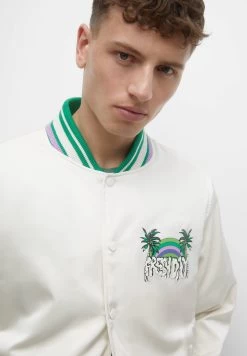 PULL & BEAR Bomberjacks - White -PULL BEAR Winkel 86865b1286624f389338d3473eda2ca3
