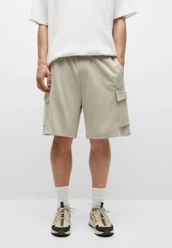 PULL & BEAR Bermuda Straight - Shorts - Sand