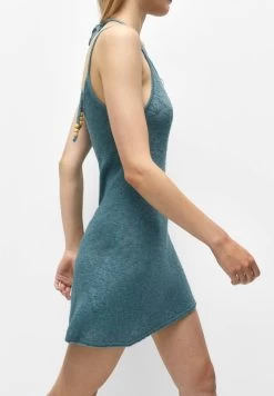PULL & BEAR Short- Gebreide Jurk - Mottled Green 11 PULL & BEAR Short- Gebreide Jurk - Mottled Green -PULL BEAR Winkel 8743483cf5ee4e3eb6e65397e834c852