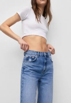 PULL & BEAR Straight Leg Jeans - Blue -PULL BEAR Winkel 87930ee5d3d44f38b0975511f57d2c43