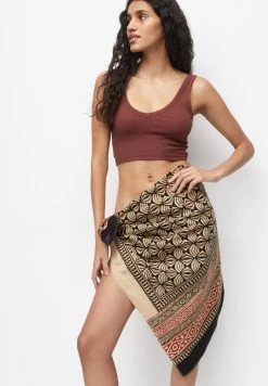 PULL & BEAR Pareo - Sjaal - Brown