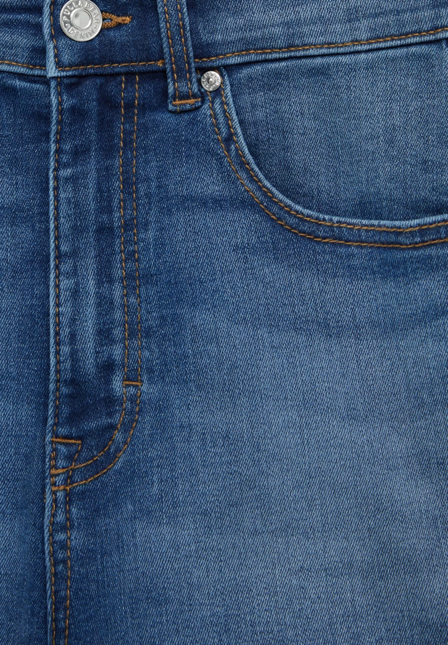 PULL & BEAR High Waist- Jeansshort - Bluegrey 7 PULL & BEAR High Waist- Jeansshort - Bluegrey - Afbeelding 7