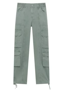 PULL & BEAR With An Elastic Waistband - Cargobroek - Dark Green -PULL BEAR Winkel 8b244ccfabe146df9dd0eacb14ccaa1b