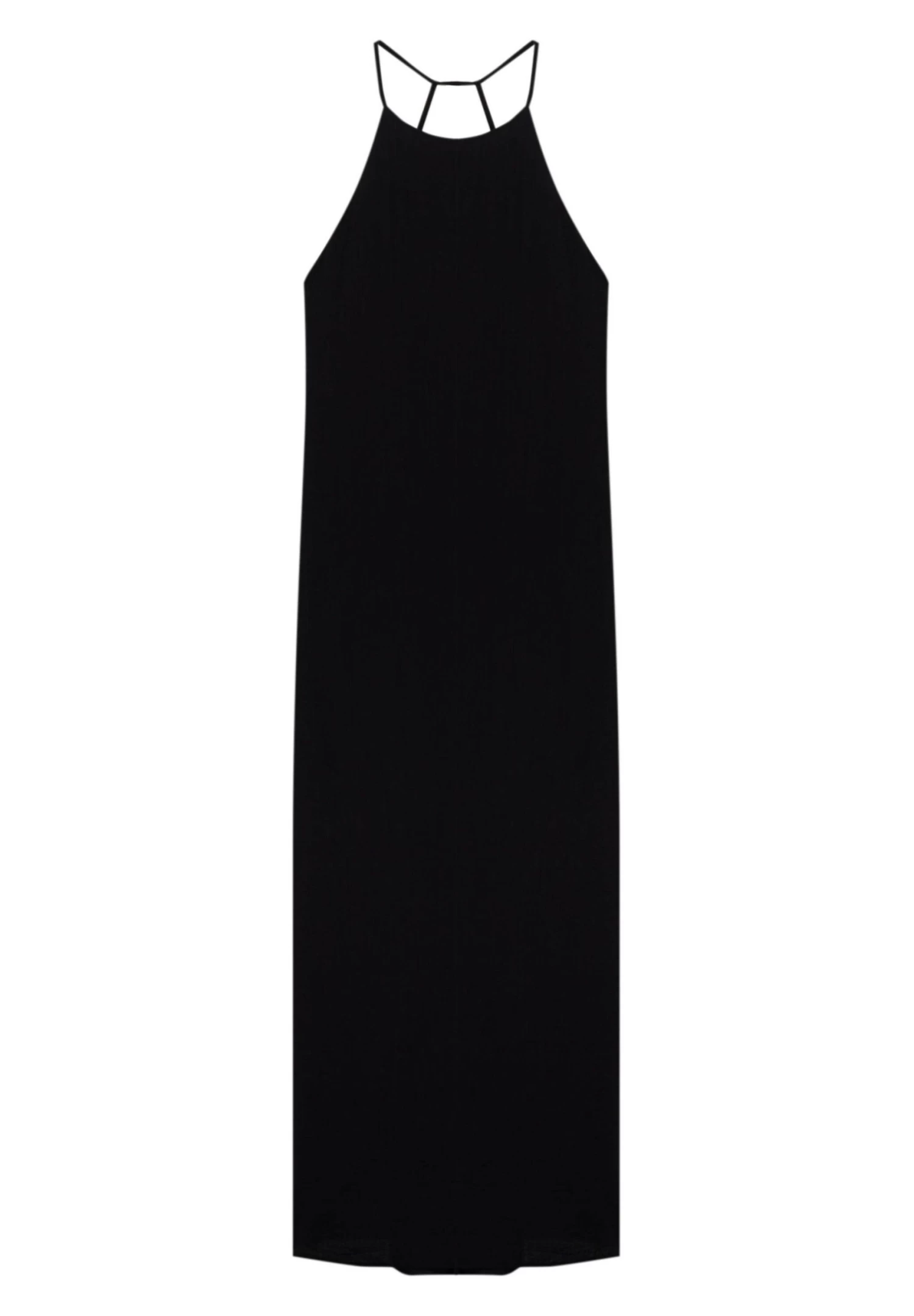 PULL & BEAR Strappy Halter - Maxi-Jurk - Black 5 PULL & BEAR Strappy Halter - Maxi-Jurk - Black - Afbeelding 5