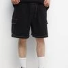 PULL & BEAR Bermuda With Seam Detail - Shorts - Black
