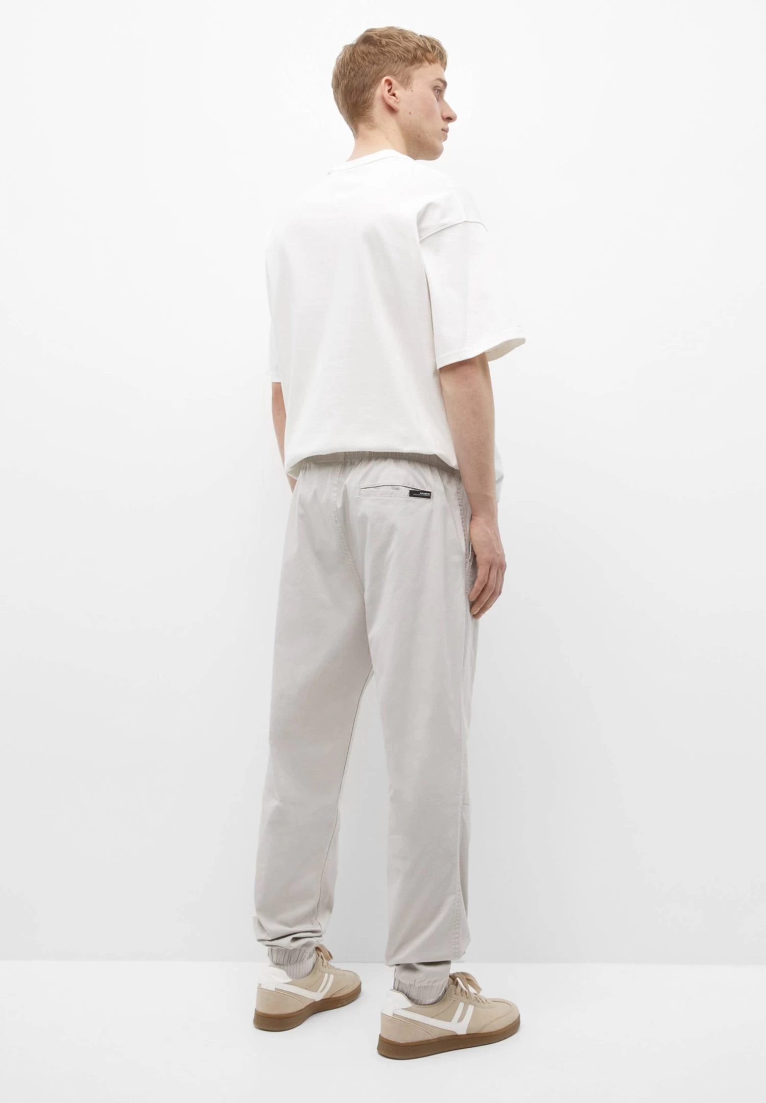 PULL & BEAR Basic - Trainingsbroek - Light Grey 3 PULL & BEAR Basic - Trainingsbroek - Light Grey - Afbeelding 3