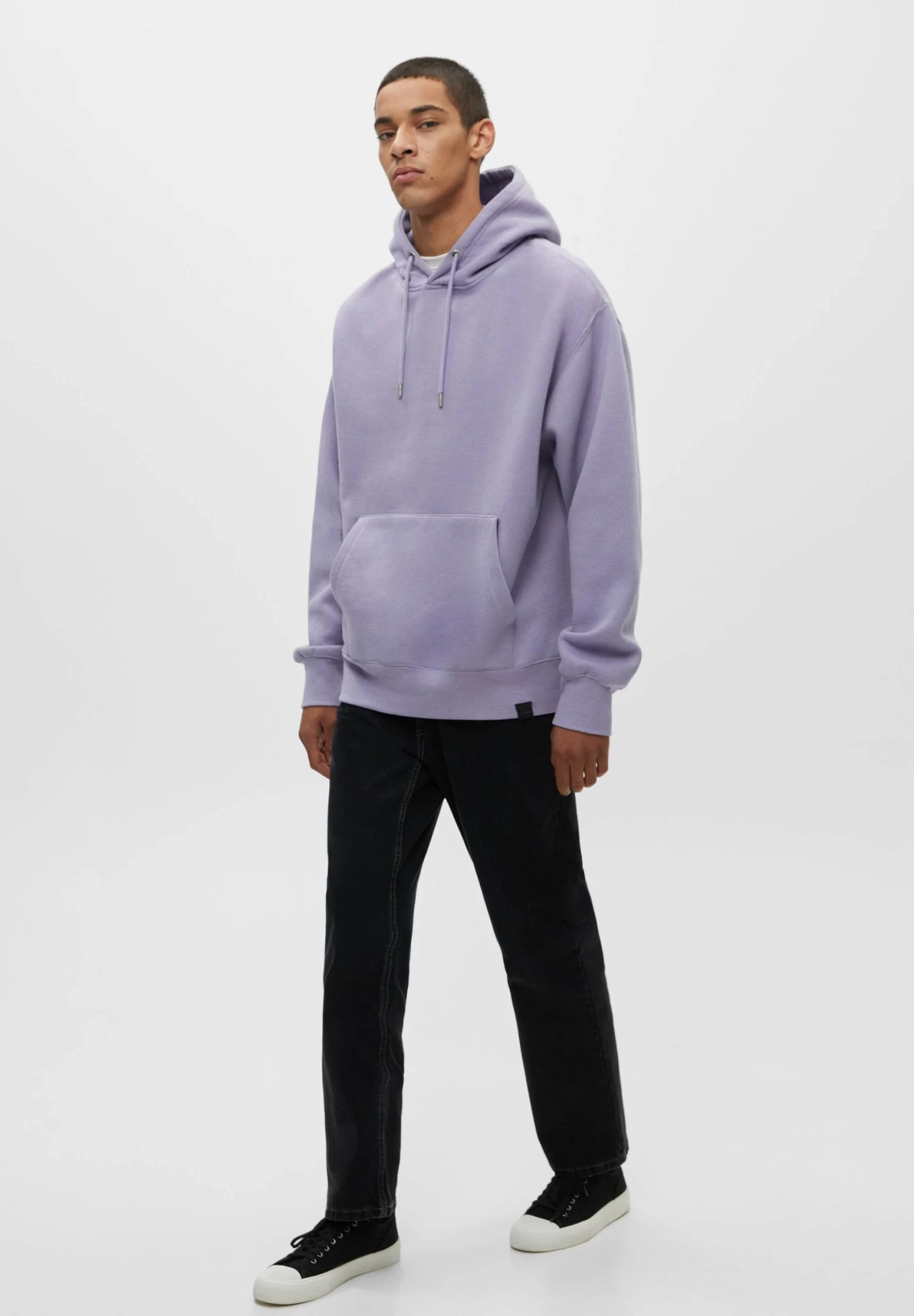 PULL & BEAR Hoodie - Mauve 2 PULL & BEAR Hoodie - Mauve - Afbeelding 2