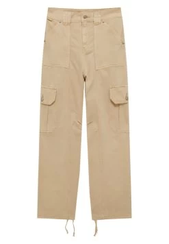 PULL & BEAR With Panels - Cargobroek - Beige -PULL BEAR Winkel 8f933208d1c542a98801ec9c7a940cda