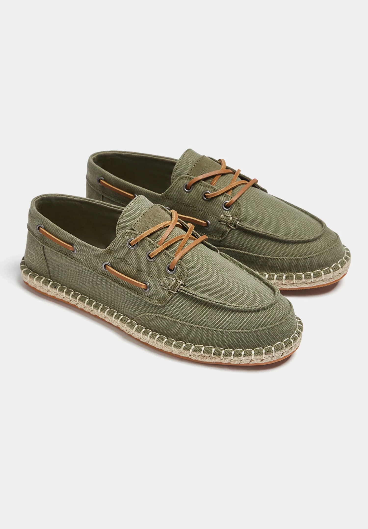 PULL & BEAR Kombinierte Segel Aus - Bootschoenen - Green 2 PULL & BEAR Kombinierte Segel Aus - Bootschoenen - Green - Afbeelding 2
