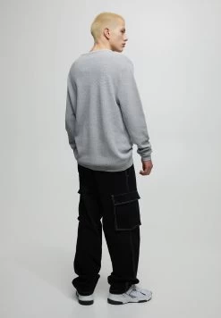 PULL & BEAR Trui - Grey -PULL BEAR Winkel 8fdf0ff74b284329ae0c074cb710ffe4