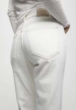 PULL & BEAR Mid Waist Kick - Flared Jeans - Off White -PULL BEAR Winkel 9014de2815594aaea2772cf72b96d518