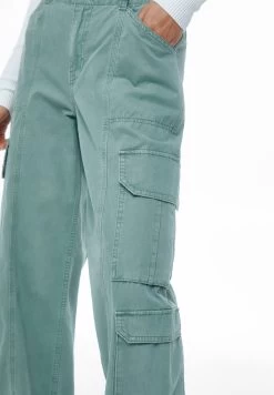 PULL & BEAR With An Elastic Waistband - Cargobroek - Dark Green -PULL BEAR Winkel 90c5e975946340b2bb7251e1ad432ac4
