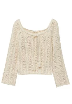 PULL & BEAR Open With Drawstrings - Trui - Sand -PULL BEAR Winkel 922ea092453b46ad9eefbcd63cb7e0e9