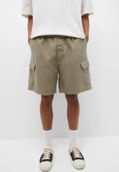 PULL & BEAR Rustic Bermuda- Shorts - Khaki