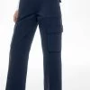 PULL & BEAR Straight-Fit - Cargobroek - Dark Blue