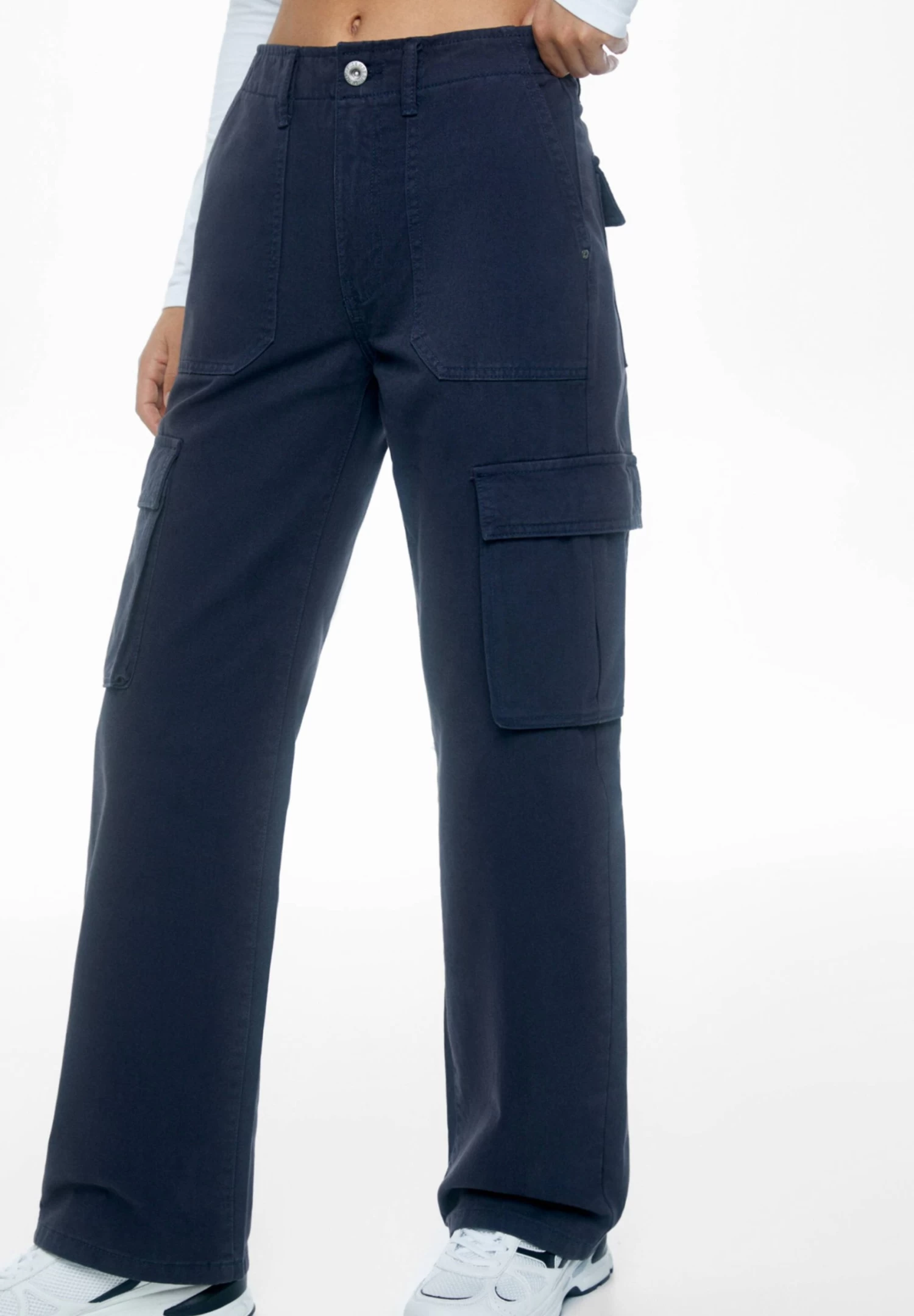 PULL & BEAR Straight-Fit - Cargobroek - Dark Blue 1 PULL & BEAR Straight-Fit - Cargobroek - Dark Blue