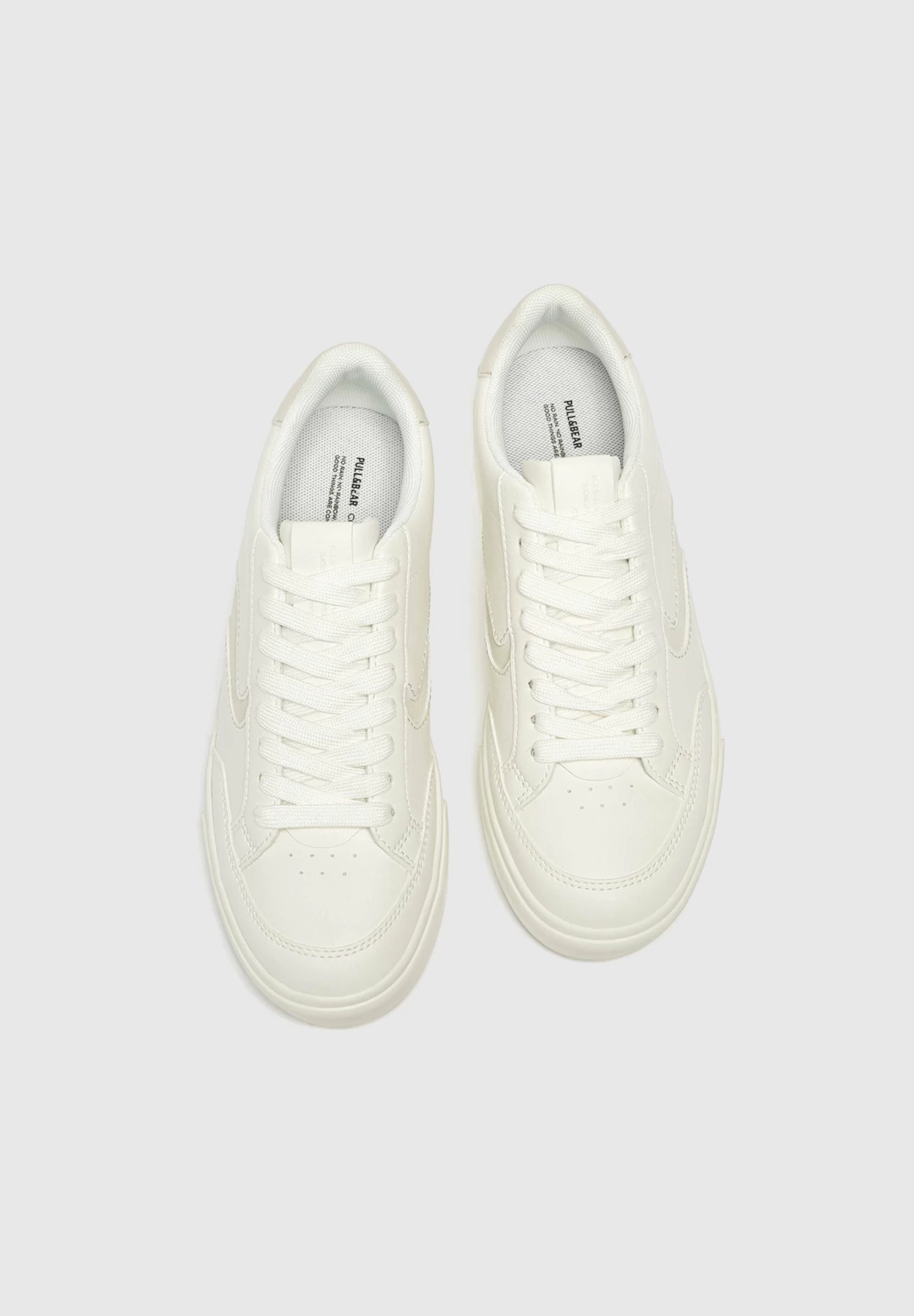 PULL & BEAR Sneakers Laag - White 4 PULL & BEAR Sneakers Laag - White - Afbeelding 4