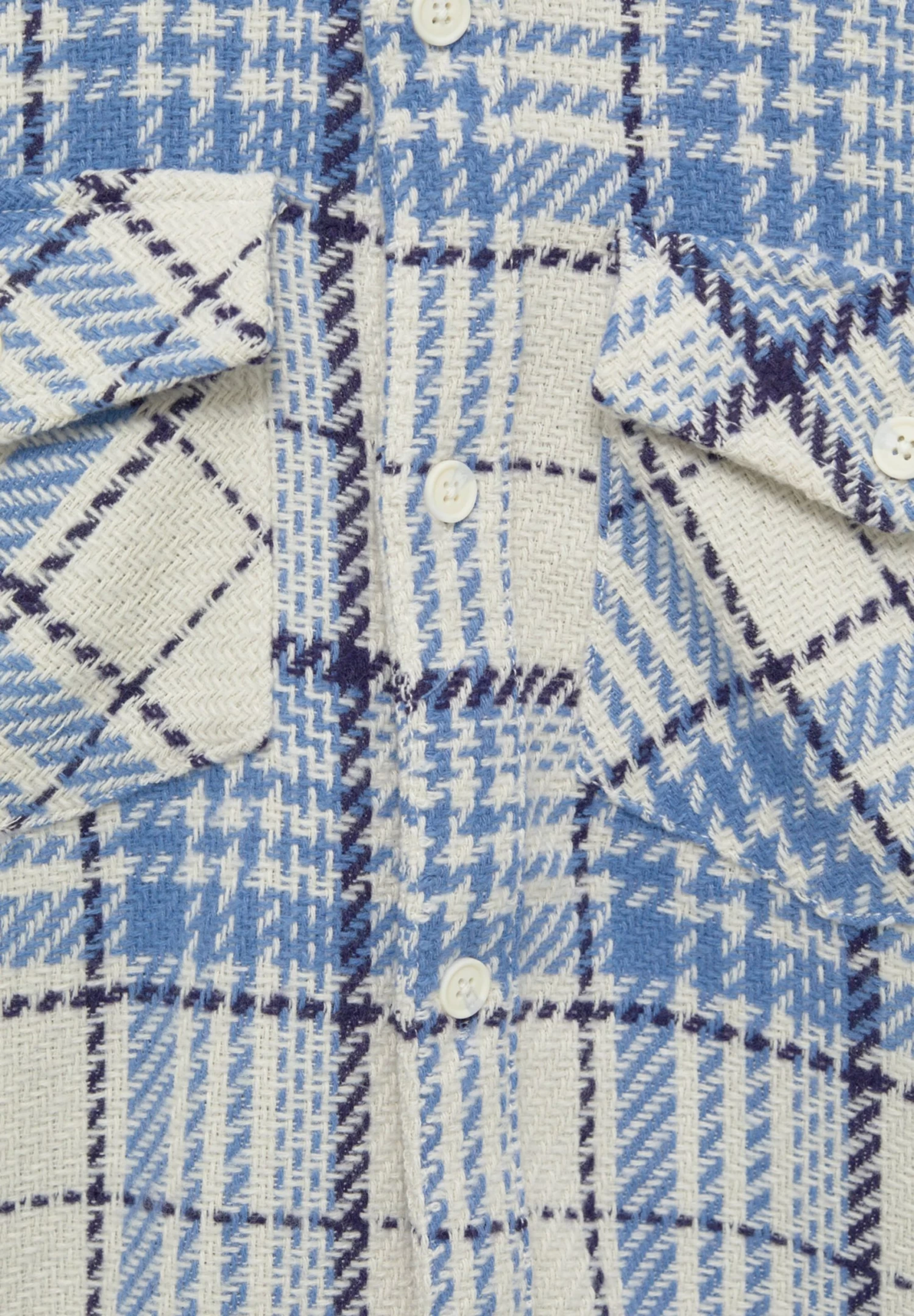 PULL & BEAR Rustic Check - Lichte Jas - Blue 7 PULL & BEAR Rustic Check - Lichte Jas - Blue - Afbeelding 7